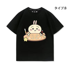 人気キャラ プリント トップス 勤め人 ユニセックス 半袖Ｔシャツ