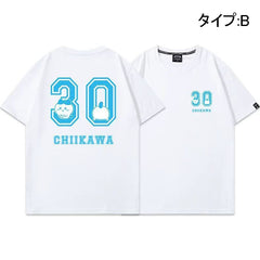 人気キャラ プリント トップス 数字遊び ユニセックス 半袖Ｔシャツ