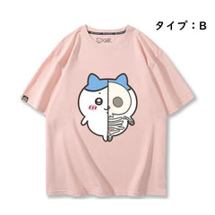 人気キャラ プリント トップス 身体構造 ユニセックス 半袖Ｔシャツ