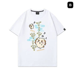 人気キャラ プリント トップス おいシーサー ユニセックス 半袖Ｔシャツ