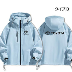 スポーツ＆カルチャー プリント オフロード風 メンズ 防風 防寒 レーシングジャケット