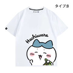 人気キャラ プリント トップス 役作業 ユニセックス 半袖Ｔシャツ
