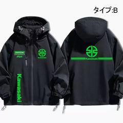 スポーツ＆カルチャー プリント モータースポーツ メンズ 防風 防寒 レーシングジャケット