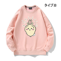 人気キャラ プリント トップス キラキラ ユニセックス 長袖 スウェット