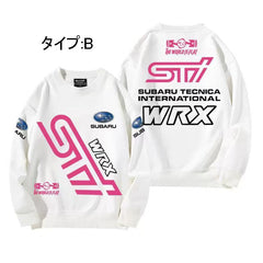スポーツ＆カルチャー プリント トップス STI ユニセックス 長袖 スウェット