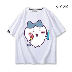 人気キャラ プリント トップス お菓子 ユニセックス 半袖Ｔシャツ