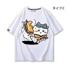 人気キャラ プリント トップス シェフ ユニセックス 半袖Ｔシャツ