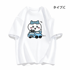 人気キャラ プリント トップス 新米運転手 ユニセックス 半袖Ｔシャツ