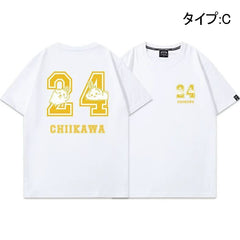 人気キャラ プリント トップス 数字遊び ユニセックス 半袖Ｔシャツ