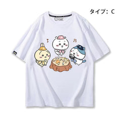 人気キャラ プリント トップス 日常 ユニセックス 半袖Ｔシャツ