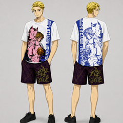 人気キャラ プリント トップス キャラクタープリント ユニセックス 半袖 Ｔシャツ/パンツ