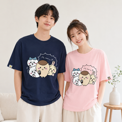人気キャラ プリント トップス ハーッ！！ ユニセックス 半袖Ｔシャツ