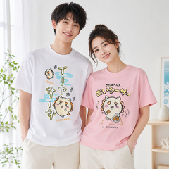 人気キャラ プリント トップス おいシーサー ユニセックス 半袖Ｔシャツ