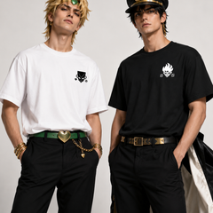 人気キャラ プリント トップス ミニキャラクター 5タイプの胸元ワンポイントデザイン ユニセックス 半袖 Ｔシャツ