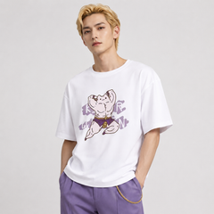 人気キャラ プリント トップス 兄貴 Killer Queen ユニセックス 半袖 Ｔシャツ