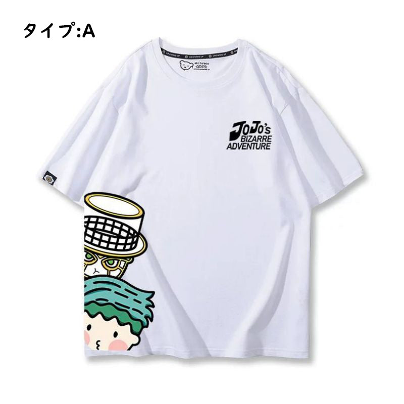人気キャラ プリント トップス 可愛いデザイン ユニセックス 半袖 Ｔシャツ