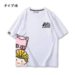 人気キャラ プリント トップス 可愛いデザイン ユニセックス 半袖 Ｔシャツ