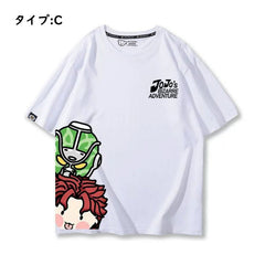 人気キャラ プリント トップス 可愛いデザイン ユニセックス 半袖 Ｔシャツ