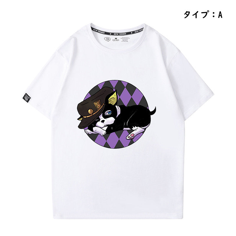 人気キャラ プリント トップス イギー ユニセックス 半袖 Ｔシャツ