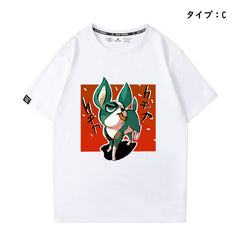 人気キャラ プリント トップス イギー ユニセックス 半袖 Ｔシャツ