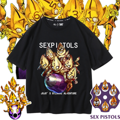 人気キャラ プリント トップス Sex Pistols ユニセックス 半袖Ｔシャツ