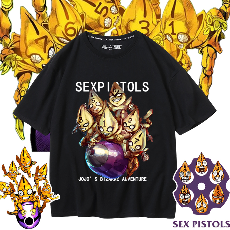 人気キャラ プリント トップス Sex Pistols ユニセックス 半袖Ｔシャツ