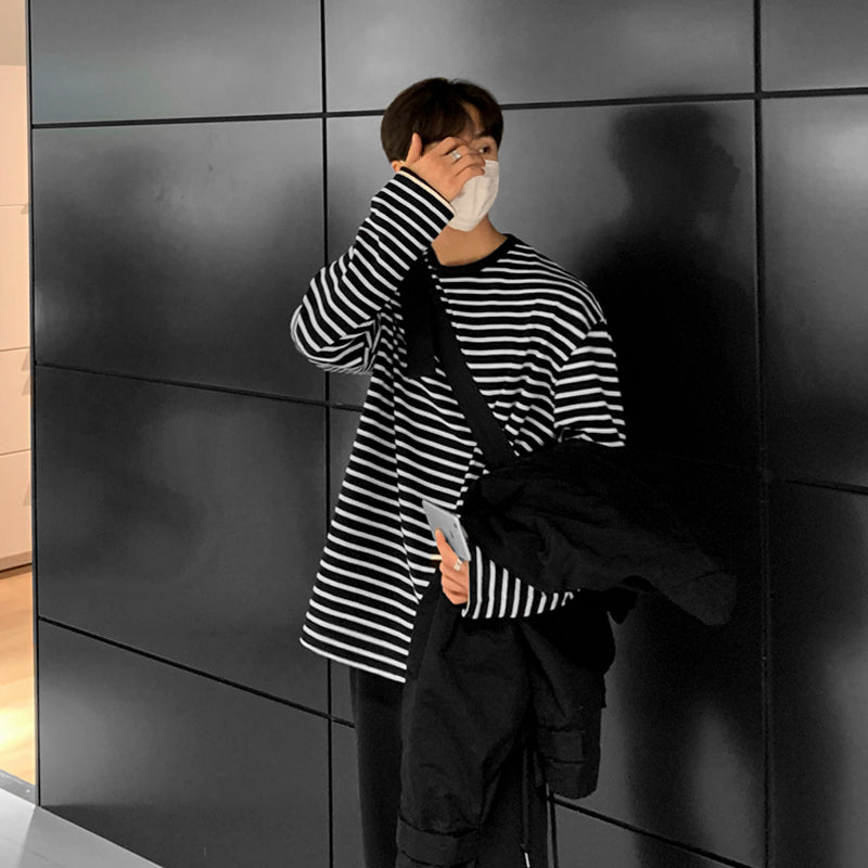 Border long T -shirt or1347