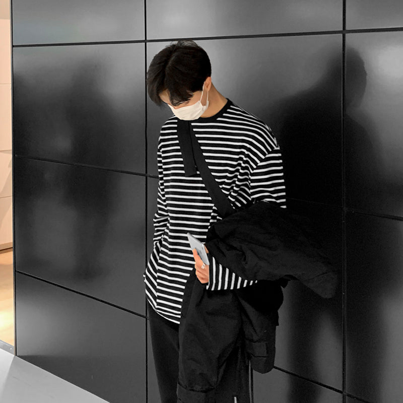 Border long T -shirt or1347
