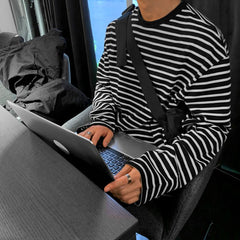 Border long T -shirt or1347