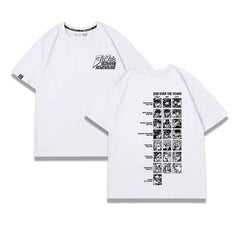 人気キャラ プリント トップス JOJO OVER THE YEARS ユニセックス 半袖 Ｔシャツ