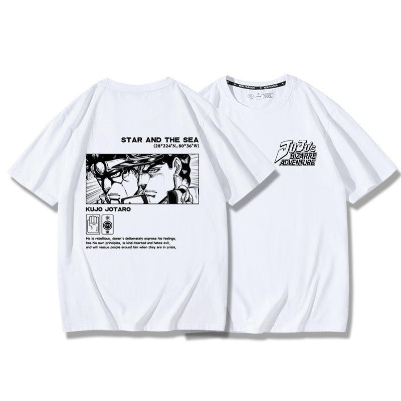 人気キャラ プリント トップス STAR AND THE SEA  ユニセックス 半袖 Ｔシャツ
