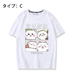 人気キャラ プリント トップス にちじょうせいかつ ‌ユニセックス 半袖Ｔシャツ