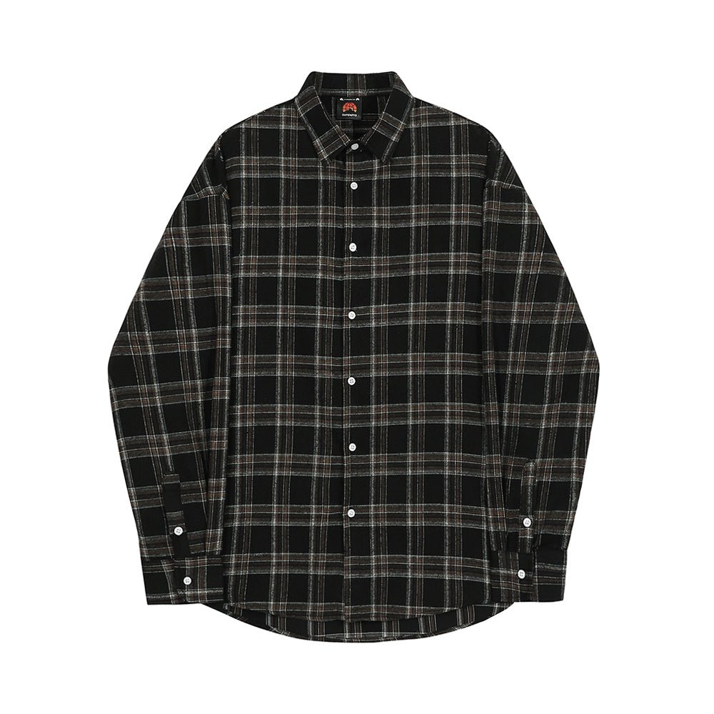 Casual check pattern shirt or1292