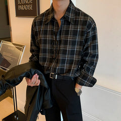 Casual check pattern shirt or1292