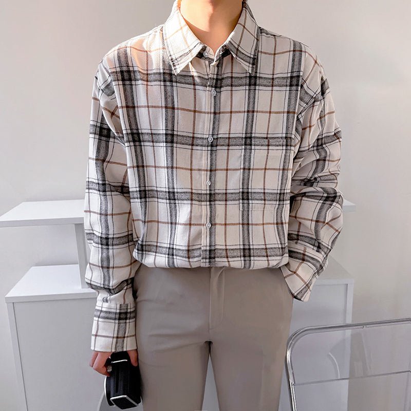 Casual check shirt or1298