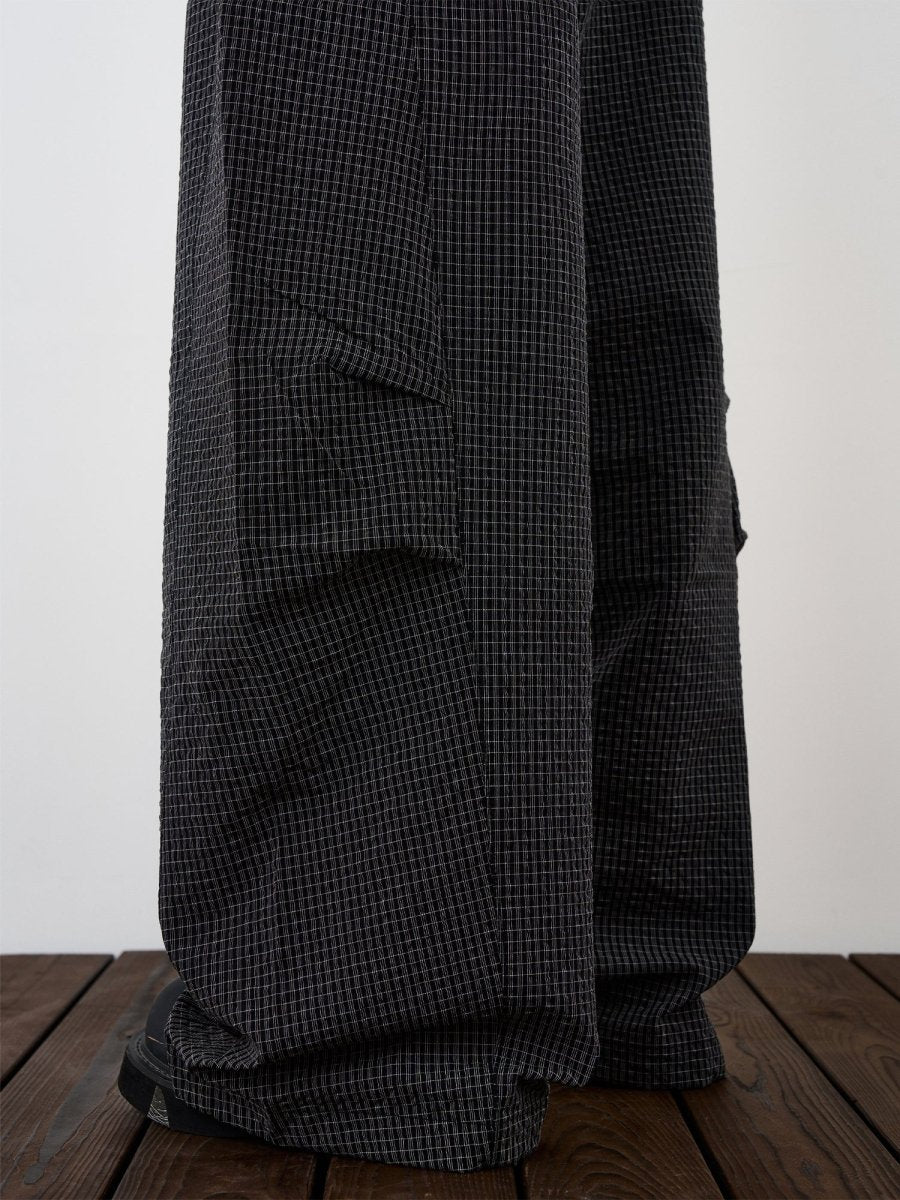 Check pattern casual pants OR4497