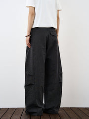 Check pattern casual pants OR4497
