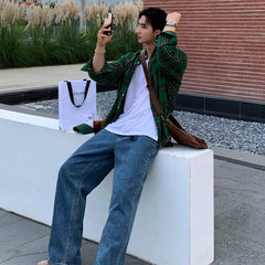 Check pattern shirt or2548