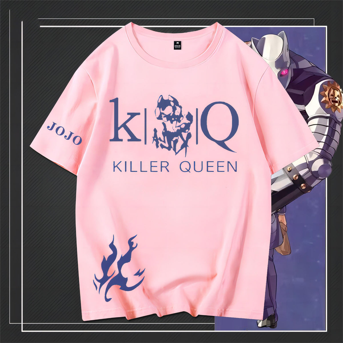 人気キャラ プリント トップス  Killer Queen ユニセックス 半袖 Ｔシャツ