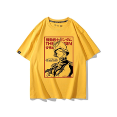 人気キャラ プリント トップス レッドコメット風 フロントプリントデザイン ユニセックス 半袖 Ｔシャツ
