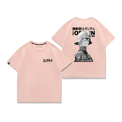 人気キャラ プリント トップス レッドコメット風 ワンポイントデザイン ユニセックス 半袖 Ｔシャツ