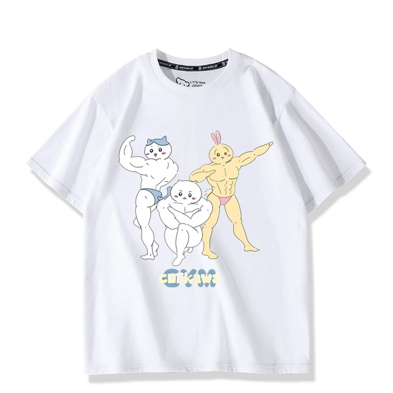 人気キャラ プリント トップス GYM 兄貴 ユニセックス 半袖Ｔシャツ