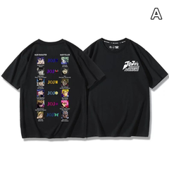 人気キャラ プリント トップス ワンポイントロゴ 2タイプのバックプリントデザイン ユニセックス 半袖 Ｔシャツ
