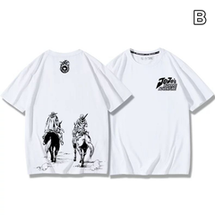 人気キャラ プリント トップス ワンポイントロゴ 2タイプのバックプリントデザイン ユニセックス 半袖 Ｔシャツ