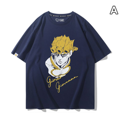 人気キャラ プリント トップス レトロコミック風 ポートレート＆コラージュプリントデザイン ユニセックス 半袖 Ｔシャツ